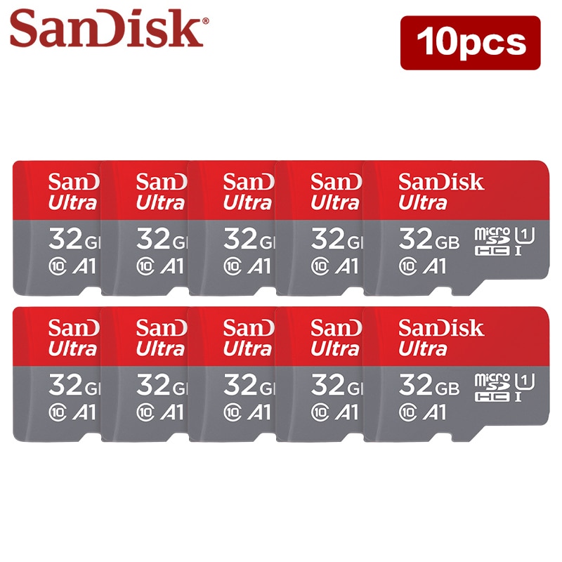 SanDisk  ũ SD ޸ ī, A1 ÷ ī, Ʈ Ŭ 10 TF ī, 32GB, 64GB, 128GB, ִ 98 MB/s, 10 PCs/Ʈ